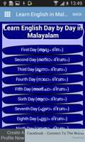 Learn English Through Malayalam capture d'écran 1