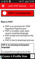 Learn PHP And Advanced PHP Screenshot 2