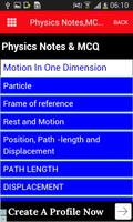 برنامه‌نما Physics Notes,MCQ and Concepts عکس از صفحه