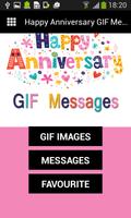 Happy Anniversary GIF Messages Plakat
