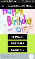 Happy Birthday GIF Messages Affiche