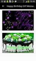 Happy Birthday GIF Messages ảnh chụp màn hình 1