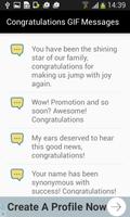 Congratulations GIF Messages screenshot 3