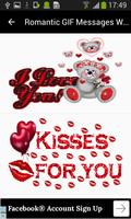 Romantic GIF Messages Wishes captura de pantalla 1