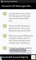 Romantic GIF Messages Wishes imagem de tela 3