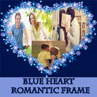 Blue Heart Romantic Free Frame 图标