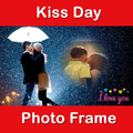 Happy Kiss Day New Photo Frame