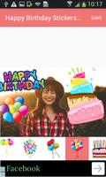 Happy Birthday Stickers Pack Editor To Make Card capture d'écran 2