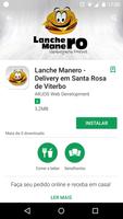 Lanche Manero - Delivery em Santa Rosa de Viterbo Affiche