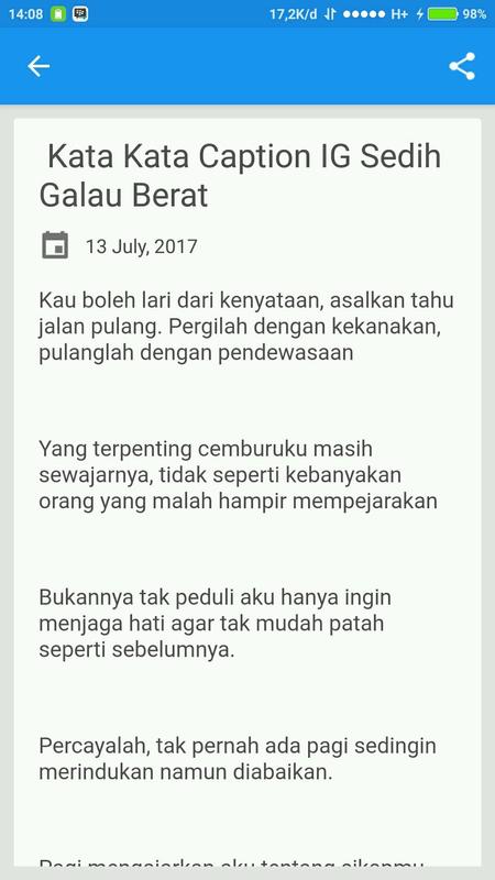Caption Ig Galau For Android Apk Download