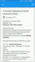 Contoh Surat Lamaran Kerja screenshot 2