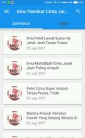 Ilmu Pemikat Cinta Jarak Jauh 海报