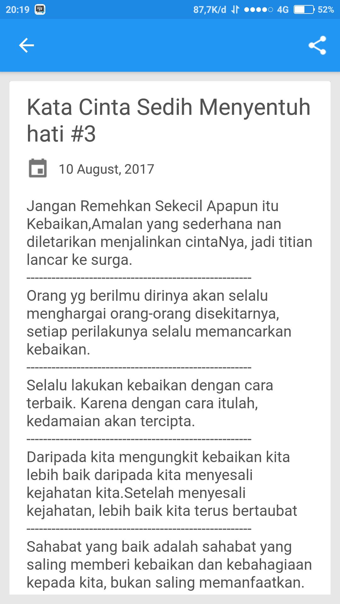 Kata Cinta Sedih Menyentuh Hati For Android Apk Download