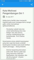 Kata Motivasi Pengembangan Diri 截图 1