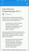 Kata Motivasi Pengembangan Diri 截图 2