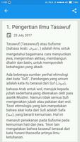 Kitab Ilmu Tassawuf screenshot 1