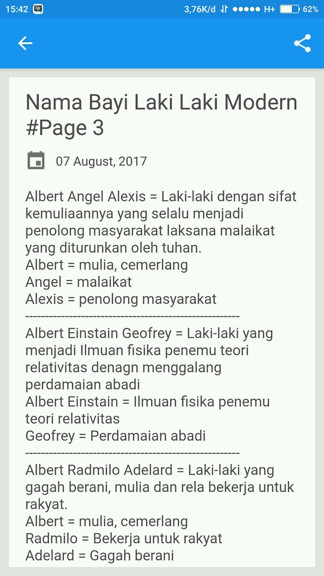 Rangkaian Nama Bayi Laki Laki Modern 3 Kata Beserta Artinya Kitabnamabayi Comkumpulan Arti Nama Bayi 2 3 Kata Unik Keren