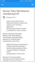 Pantun Teka-Teki Beserta Jawabannya screenshot 2