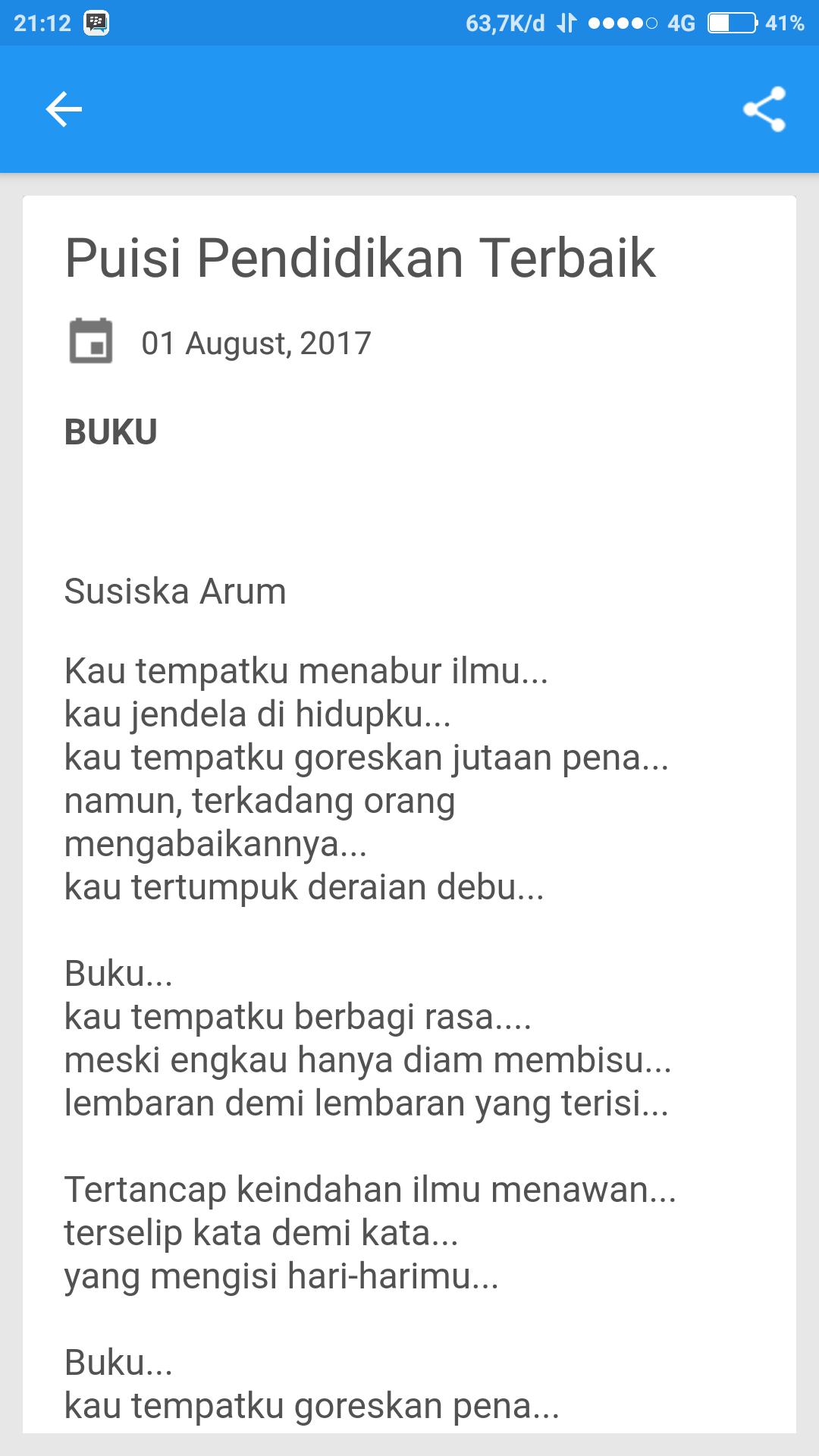 Kumpulan Puisi Pendidikan Fur Android Apk Herunterladen