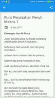 Puisi Perpisahan Penuh Makna 截图 1