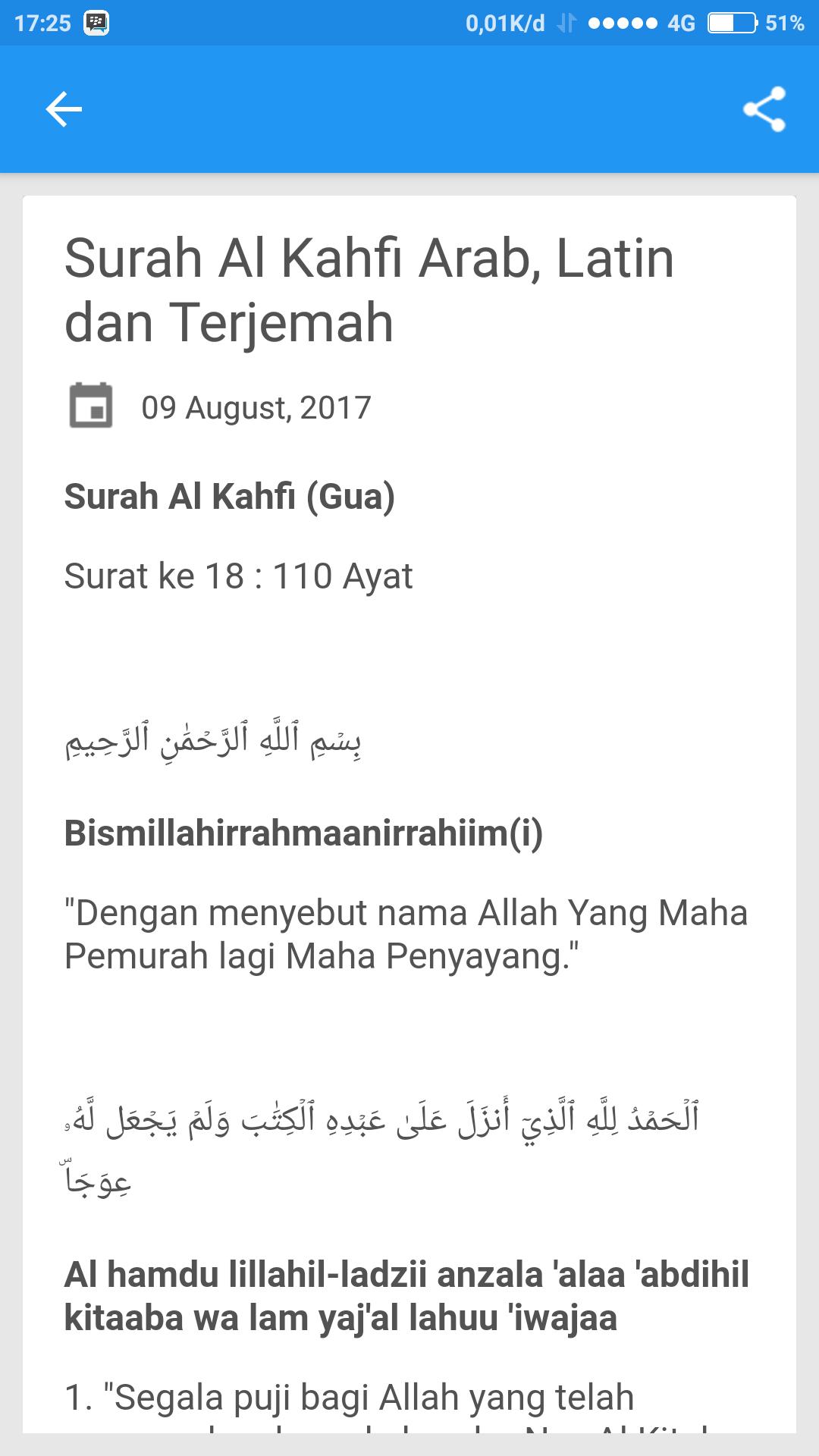 Surah Al Kahfi Arab Latin Artinya For Android Apk Download