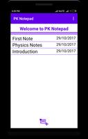 PK Notepad poster