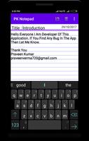 PK Notepad capture d'écran 1