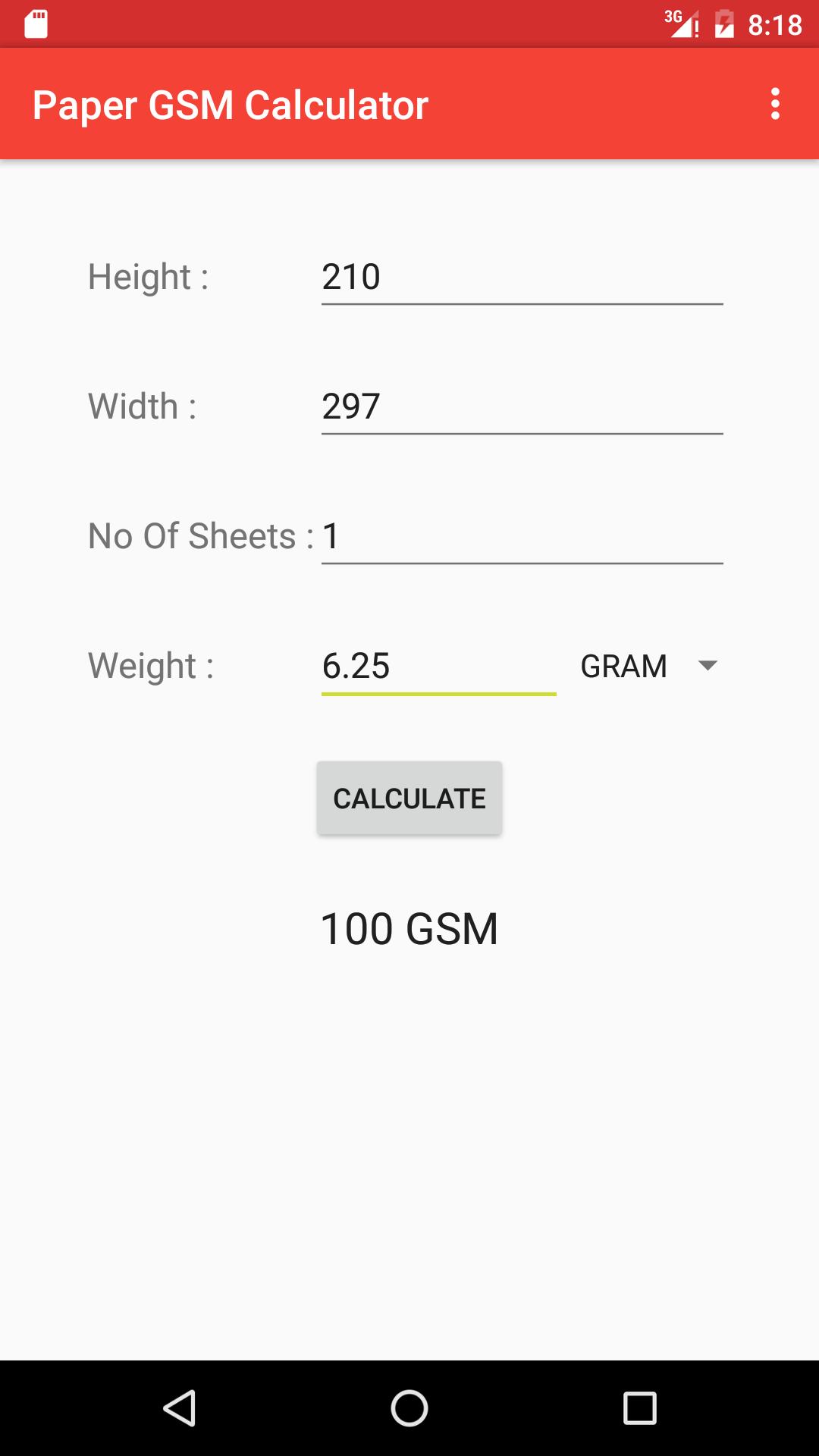 Paper GSM Calculator APK for Android Download