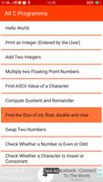 All C Programs ภาพหน้าจอ 1