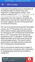 Overview of GST in india Affiche