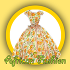 African dress sketch icon