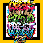 Letras Graffity A-Z ícone