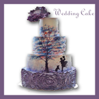 Beautiful wedding cake-icoon
