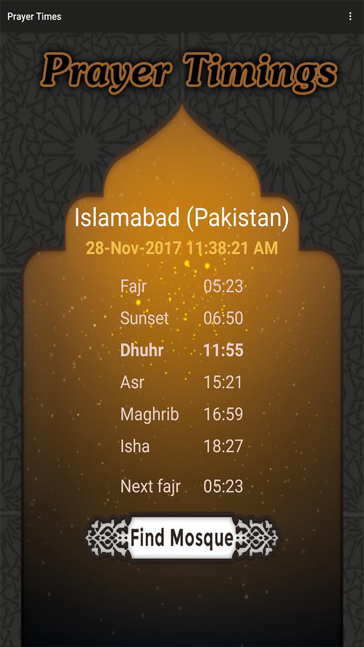 ดาวน์โหลด Muslim Prayer Time with Azan Alarm Mosque Finder APK สำหรับ  Android