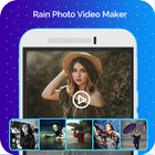Rain Photo Video Movie Maker icône
