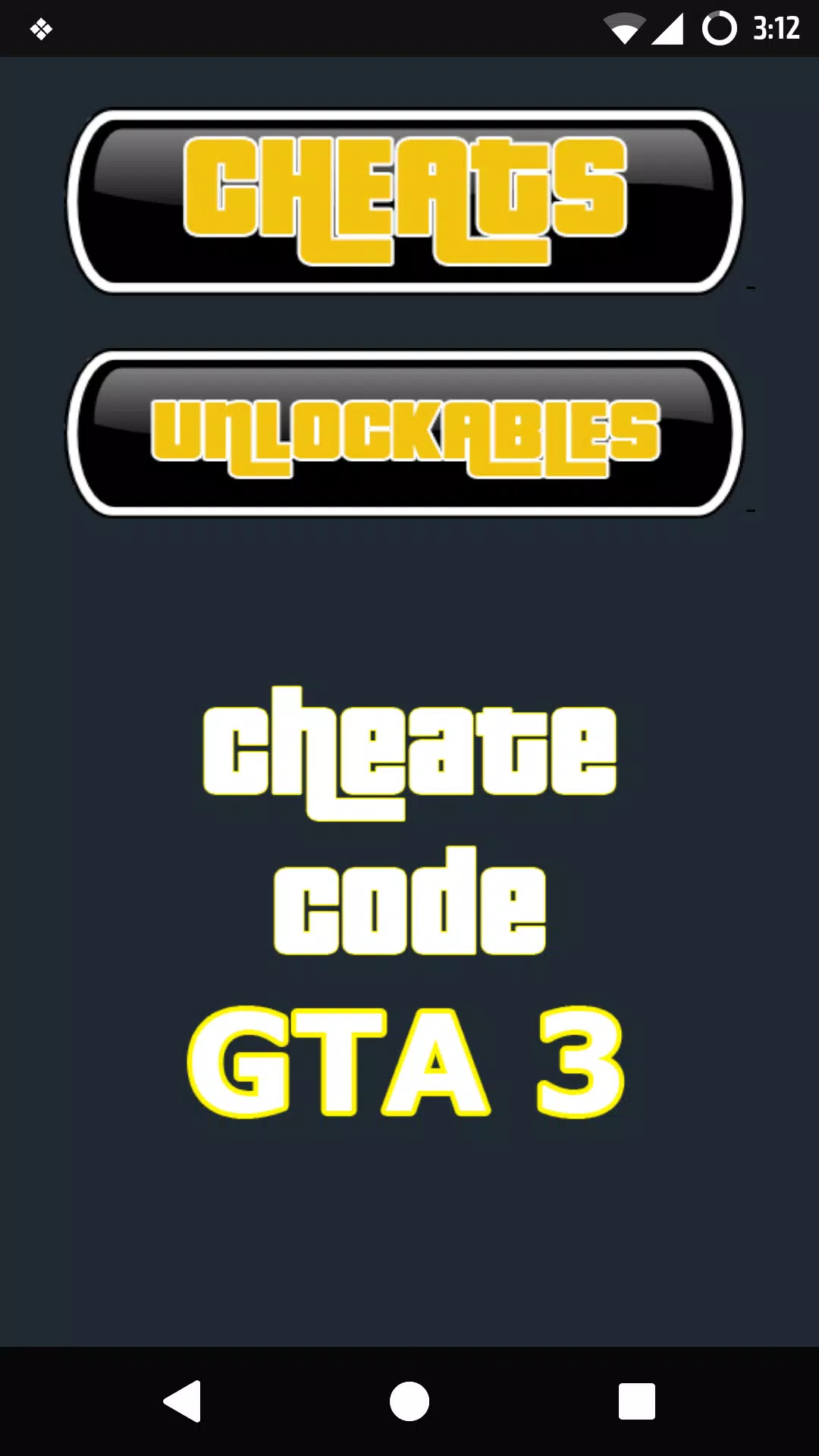 Cheat codes for GTA 3 APK pour Android Télécharger