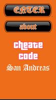 Cheat Code for GTA SanAndreas plakat