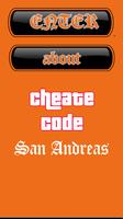 Cheat Code for GTA SanAndreas الملصق