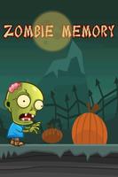 Zombie Matching Card Game Affiche