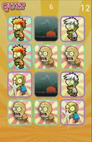 Zombie Matching Card Game capture d'écran 1