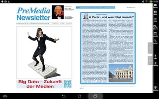 PreMedia Newsletter Deutsch syot layar 1