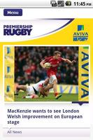 Official Premiership Rugby App capture d'écran 1