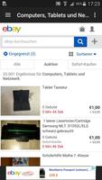 1€ auctions on ebay Germany screenshot 2