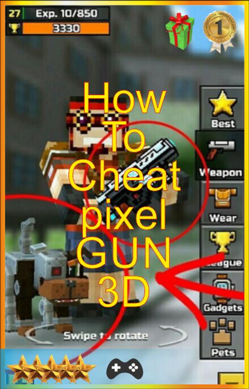 Pixel gun 3d cheats