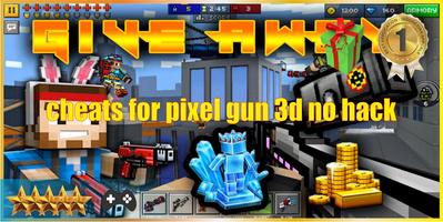 Cheats For Pixel Gun 3D No Hack اسکرین شاٹ 2