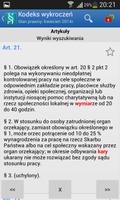 Kodeks wykroczeń i prawo karne captura de pantalla 3