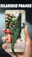 Crocodile in Phone Cartaz