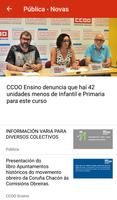 CCOO ensino Affiche