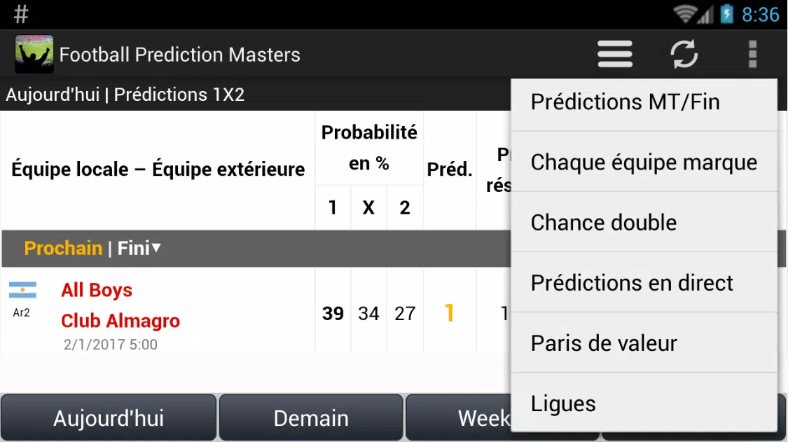 Betsa, Football predictions APK for Android Download