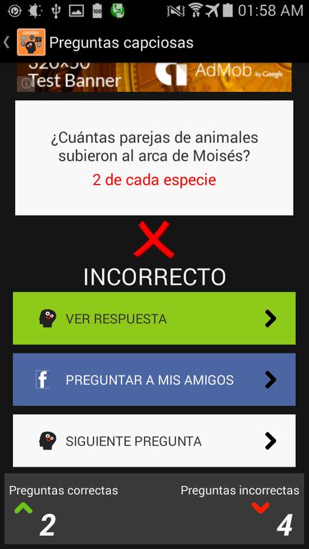 Preguntas Capciosas con respuestas en español for Android ...
